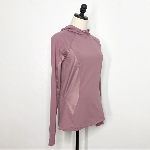 Fabletics Alecia Rouge Hoodie Mauve Pullover Activewear Yoga Gym Size S - Picture 3 of 11